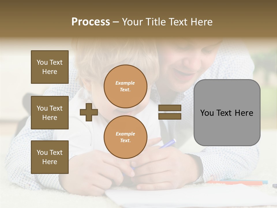Adult Happiness Happy PowerPoint Template