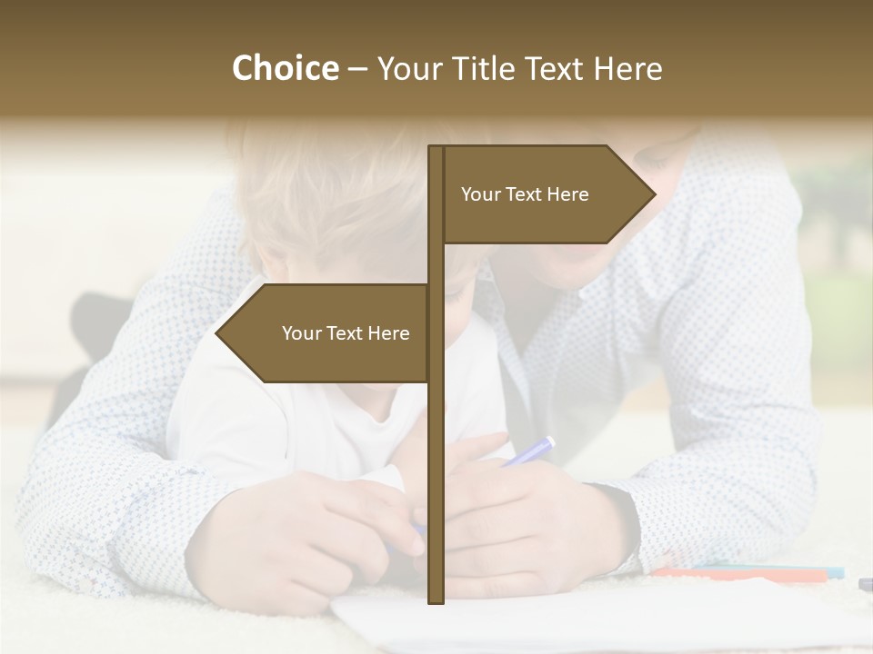 Adult Happiness Happy PowerPoint Template