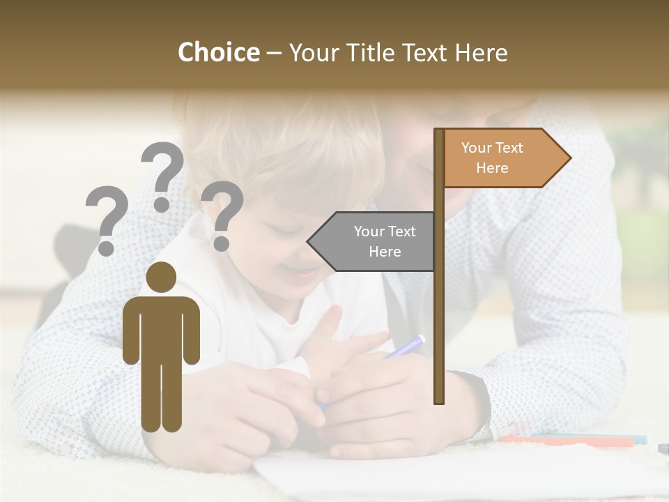 Adult Happiness Happy PowerPoint Template