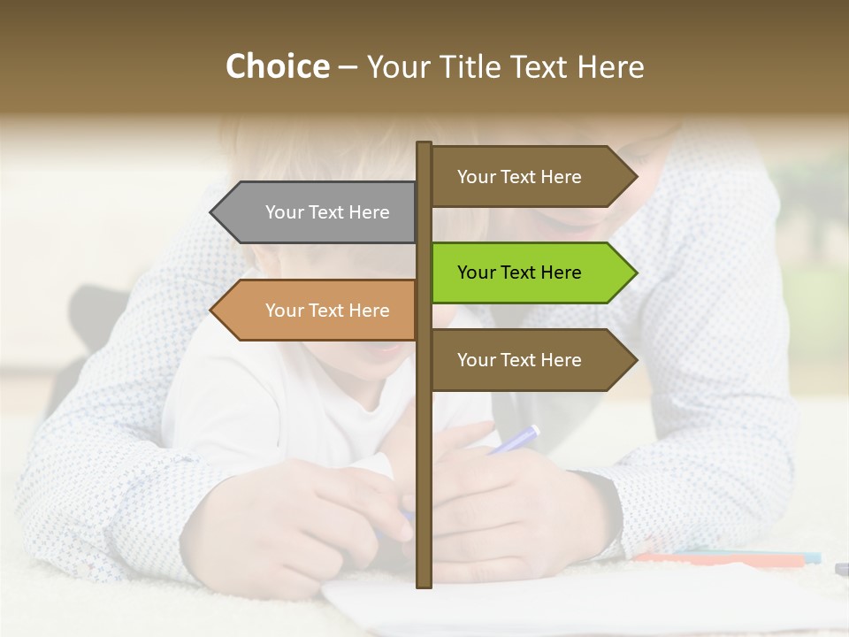 Adult Happiness Happy PowerPoint Template