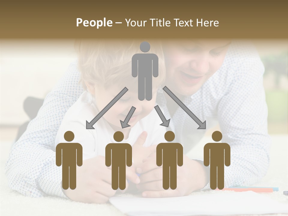 Adult Happiness Happy PowerPoint Template