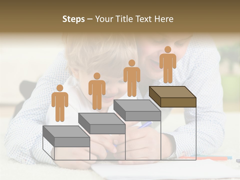 Adult Happiness Happy PowerPoint Template