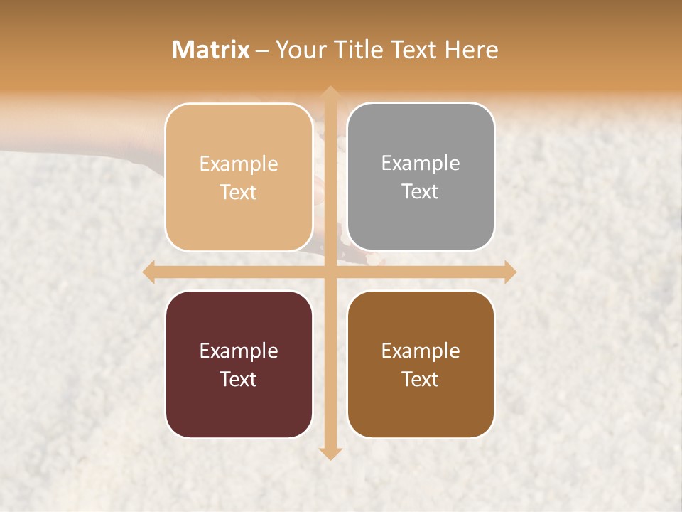 Gourmet Closeup Grained PowerPoint Template