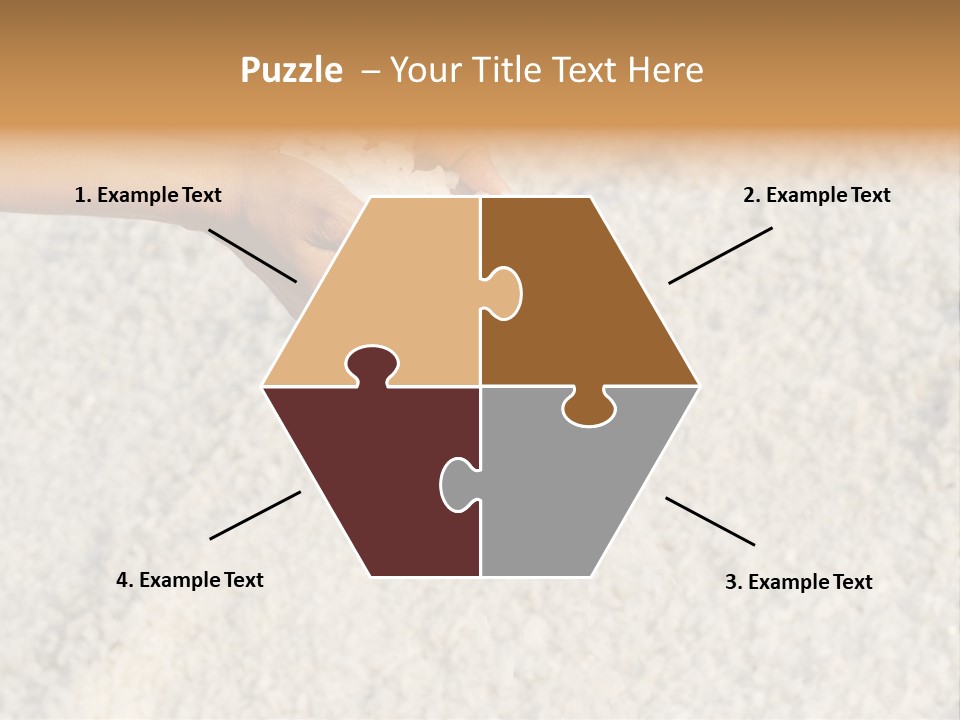 Gourmet Closeup Grained PowerPoint Template