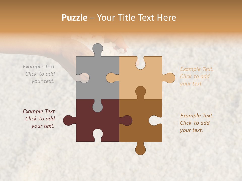 Gourmet Closeup Grained PowerPoint Template