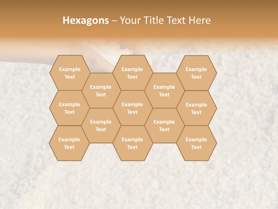 Gourmet Closeup Grained PowerPoint Template