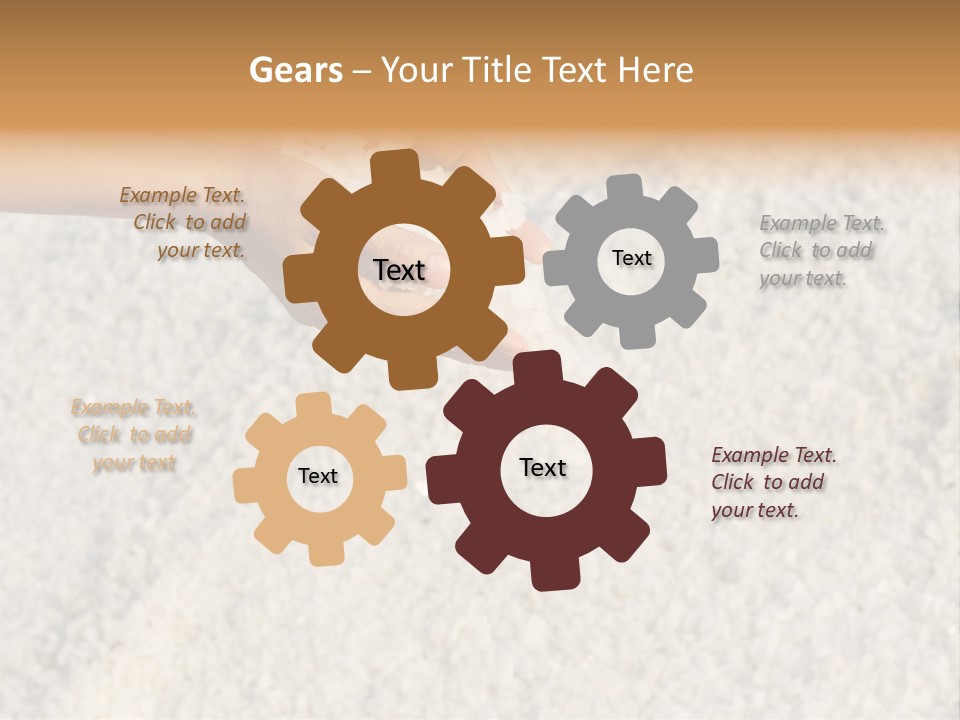 Gourmet Closeup Grained PowerPoint Template