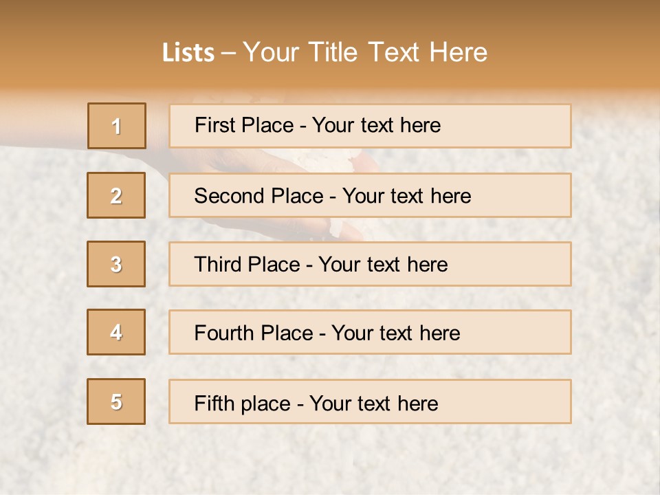 Gourmet Closeup Grained PowerPoint Template
