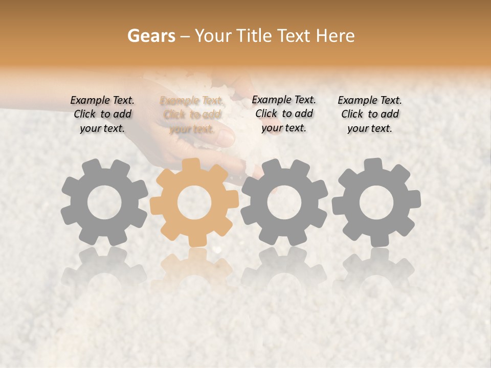 Gourmet Closeup Grained PowerPoint Template