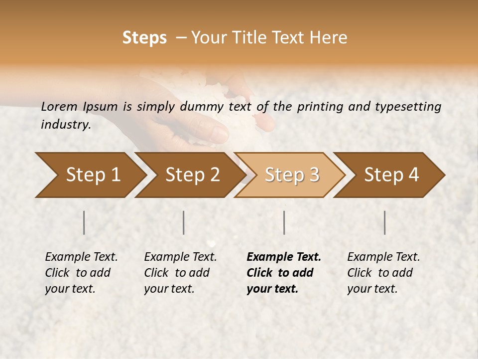 Gourmet Closeup Grained PowerPoint Template