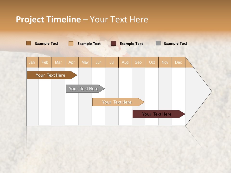 Gourmet Closeup Grained PowerPoint Template