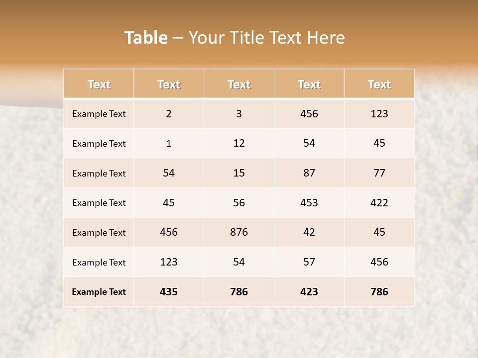 Gourmet Closeup Grained PowerPoint Template