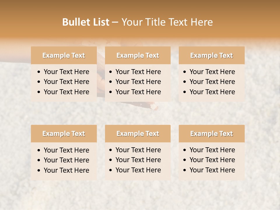 Gourmet Closeup Grained PowerPoint Template