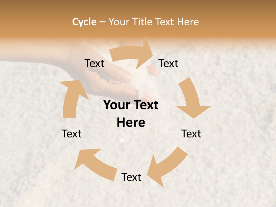 Gourmet Closeup Grained PowerPoint Template