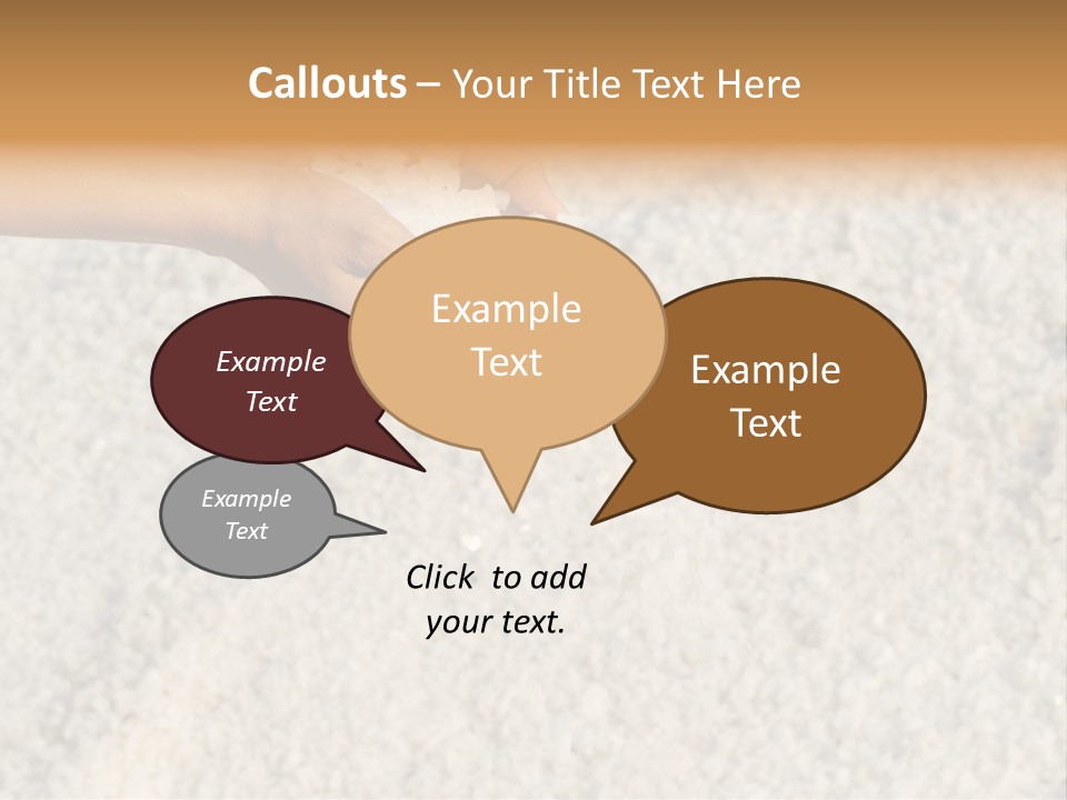 Gourmet Closeup Grained PowerPoint Template