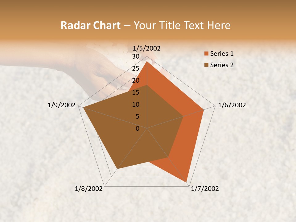 Gourmet Closeup Grained PowerPoint Template
