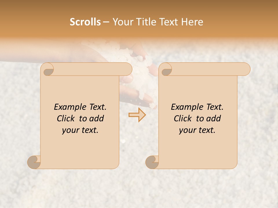 Gourmet Closeup Grained PowerPoint Template