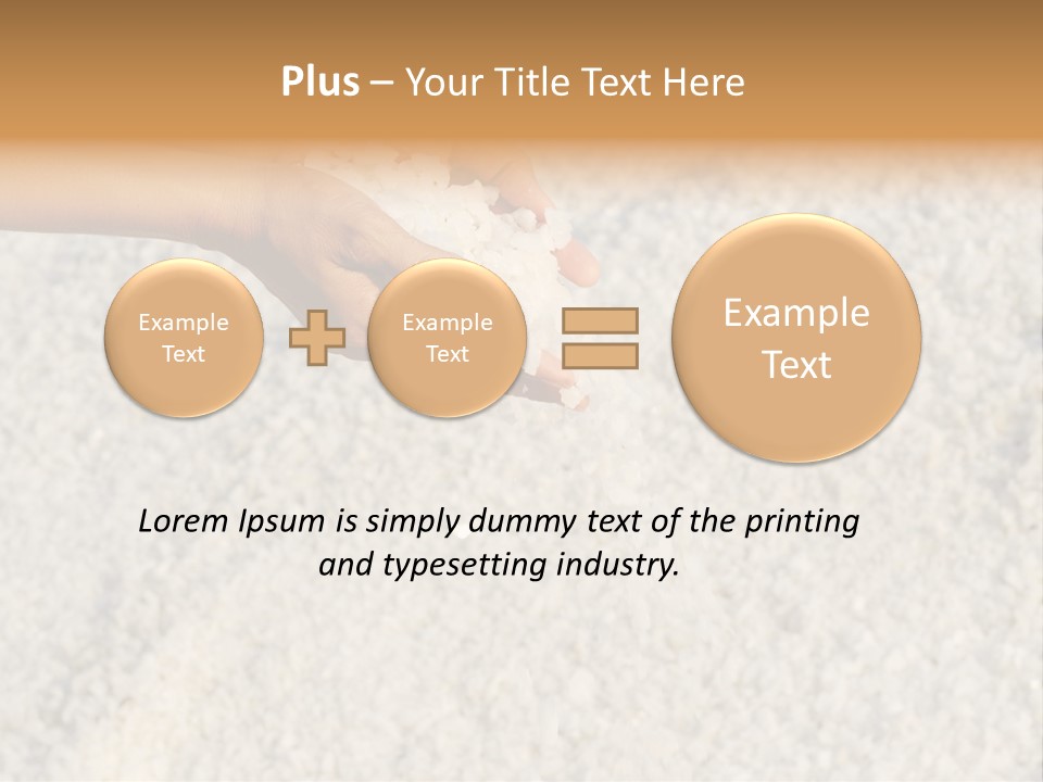 Gourmet Closeup Grained PowerPoint Template