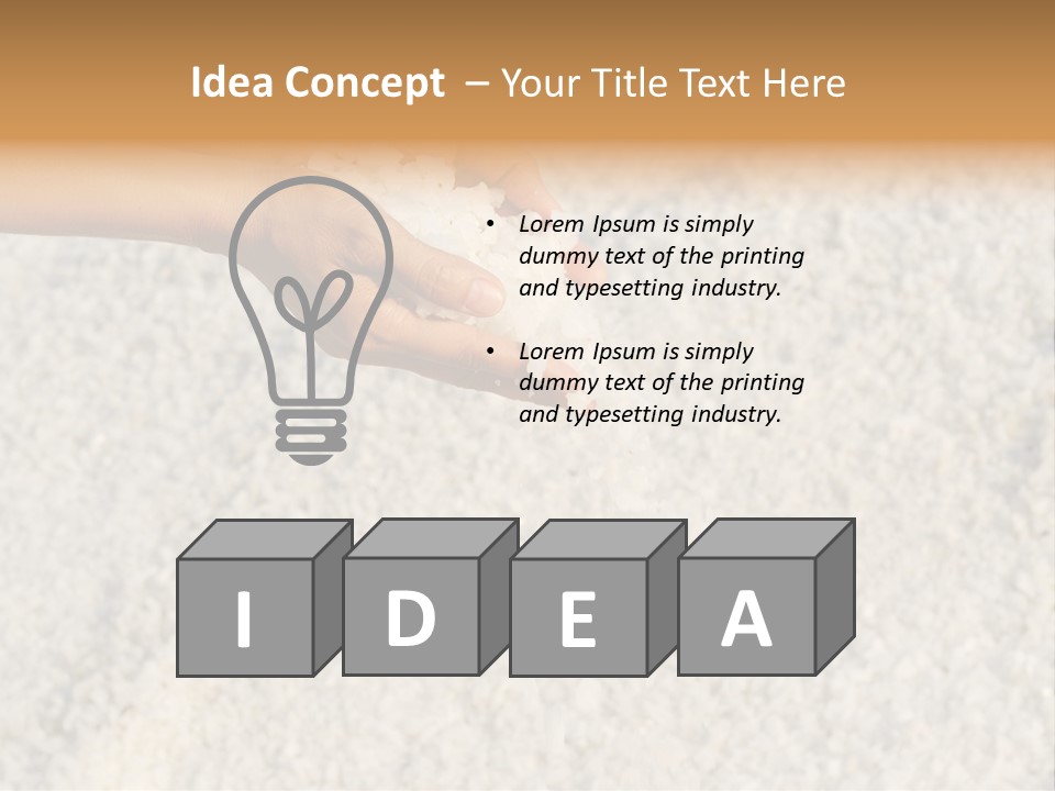 Gourmet Closeup Grained PowerPoint Template