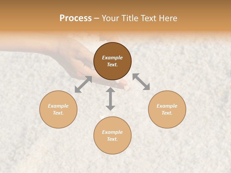 Gourmet Closeup Grained PowerPoint Template