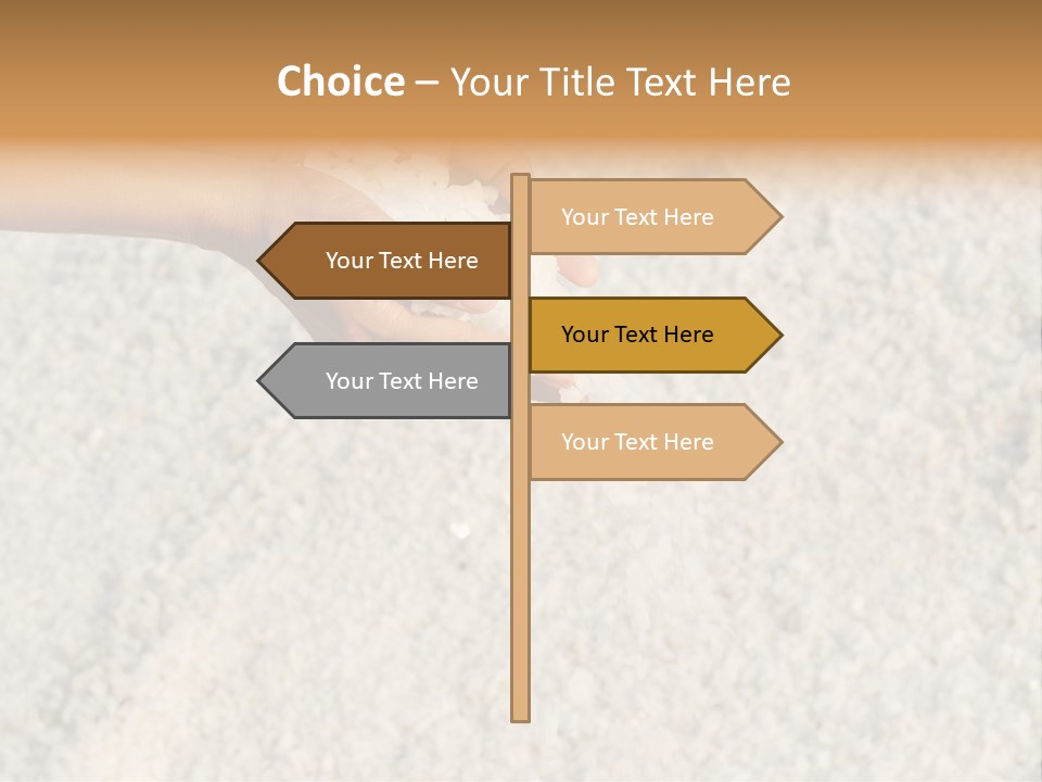 Gourmet Closeup Grained PowerPoint Template