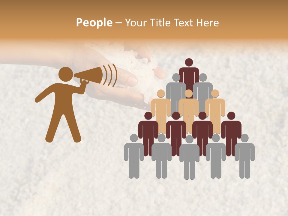 Gourmet Closeup Grained PowerPoint Template