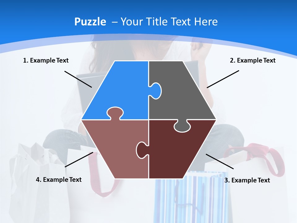 Banking Female Brunette PowerPoint Template