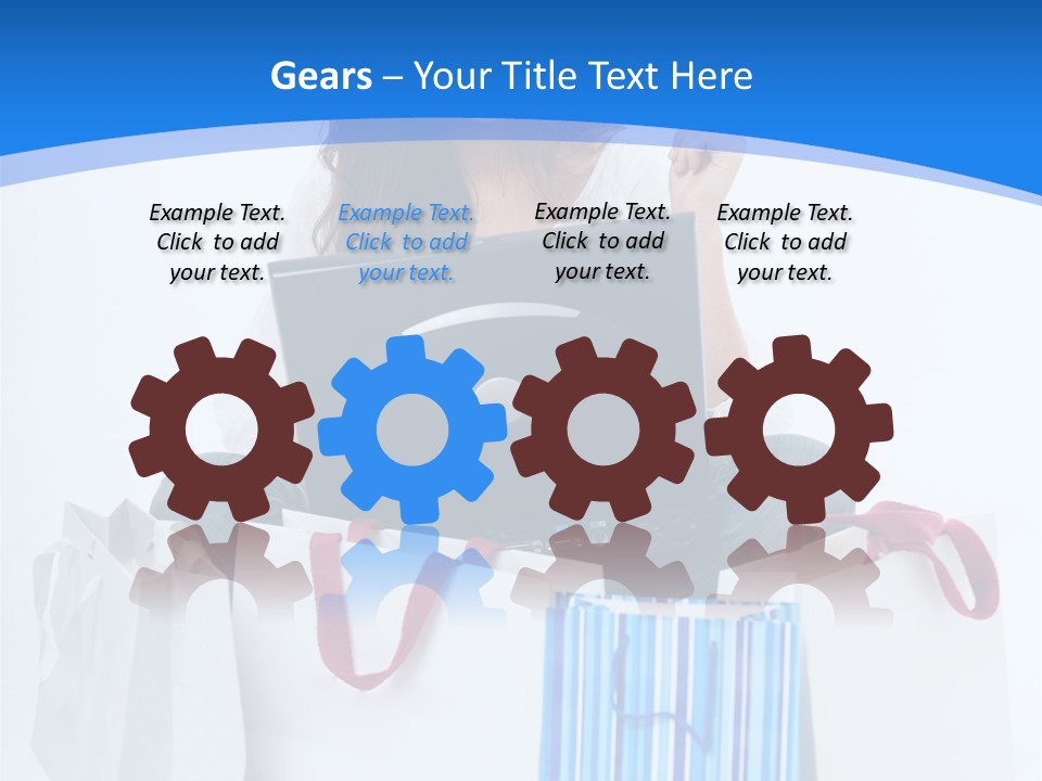 Banking Female Brunette PowerPoint Template