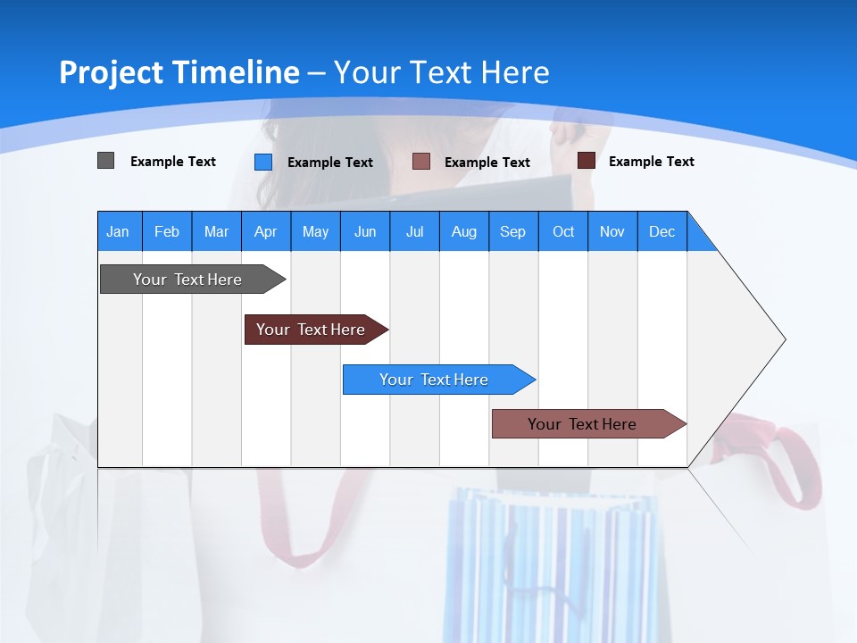 Banking Female Brunette PowerPoint Template