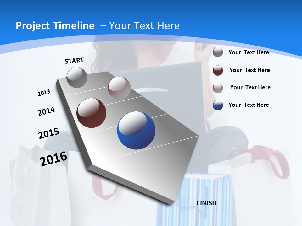 Banking Female Brunette PowerPoint Template