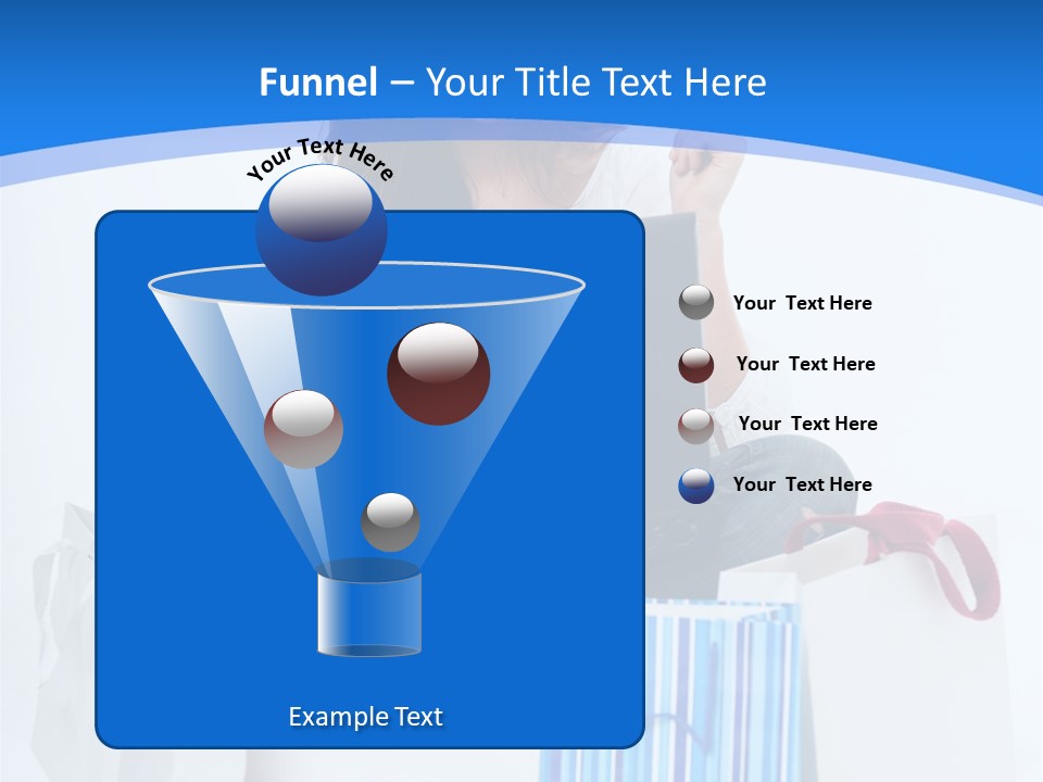 Banking Female Brunette PowerPoint Template