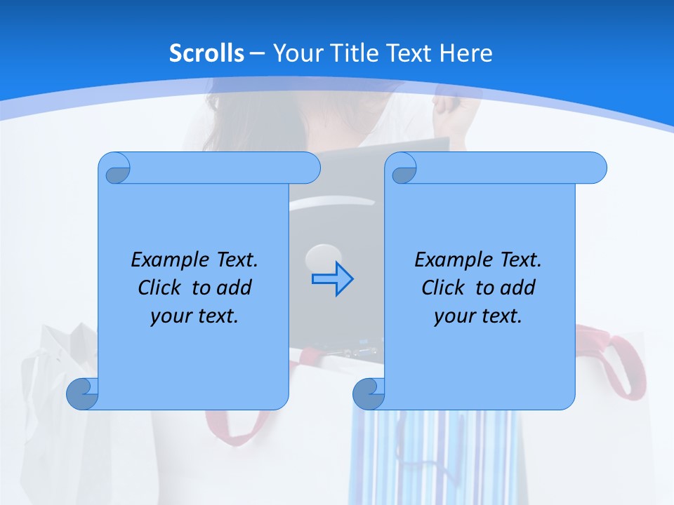 Banking Female Brunette PowerPoint Template