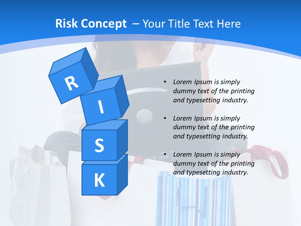 Banking Female Brunette PowerPoint Template