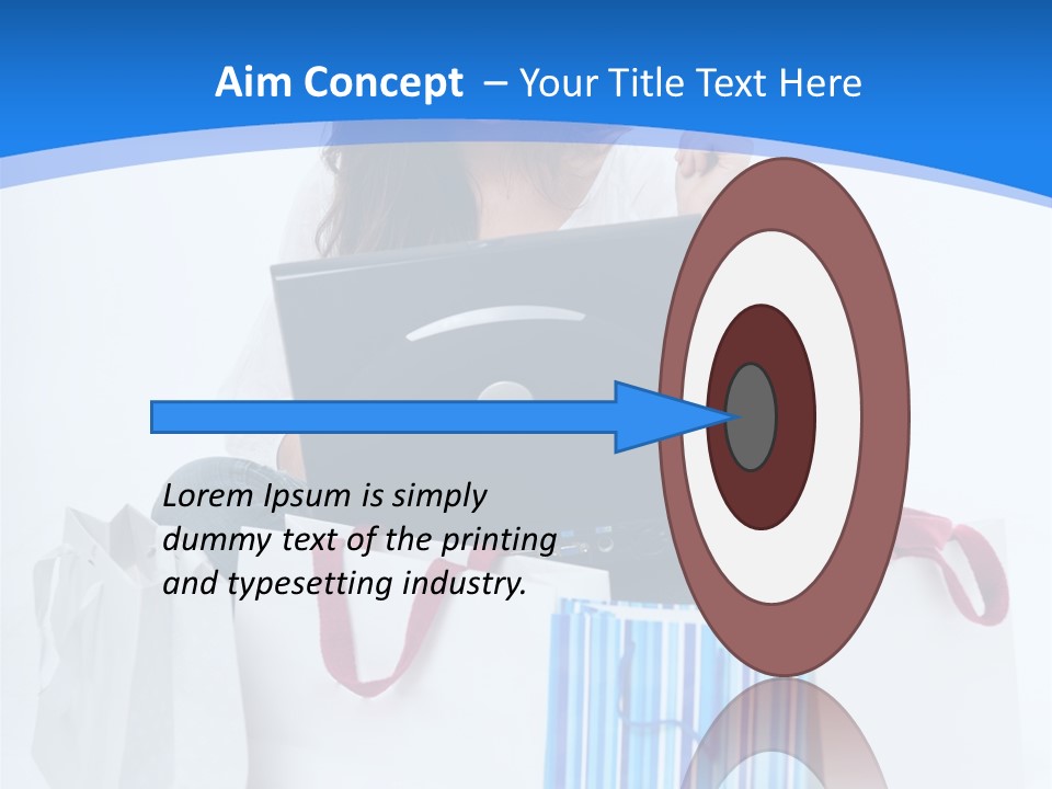 Banking Female Brunette PowerPoint Template