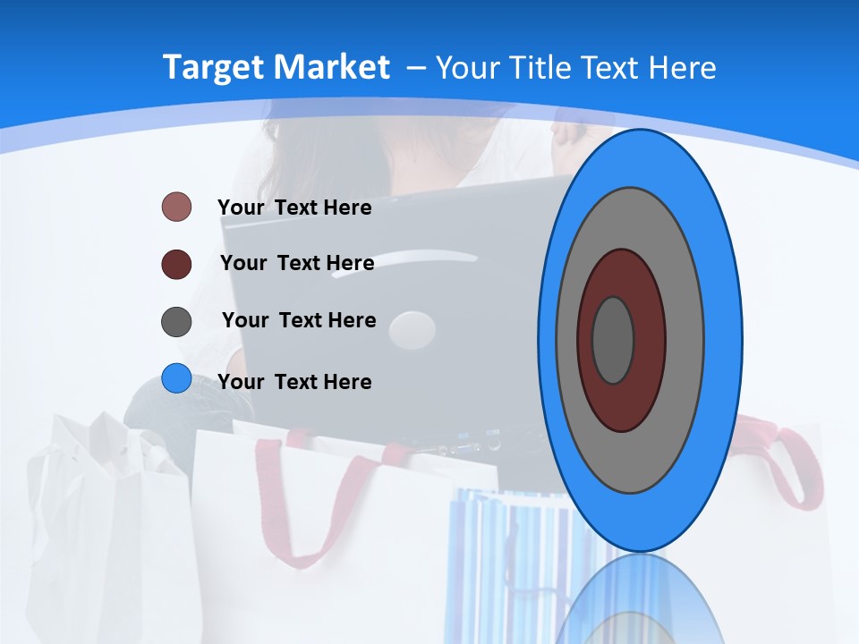 Banking Female Brunette PowerPoint Template