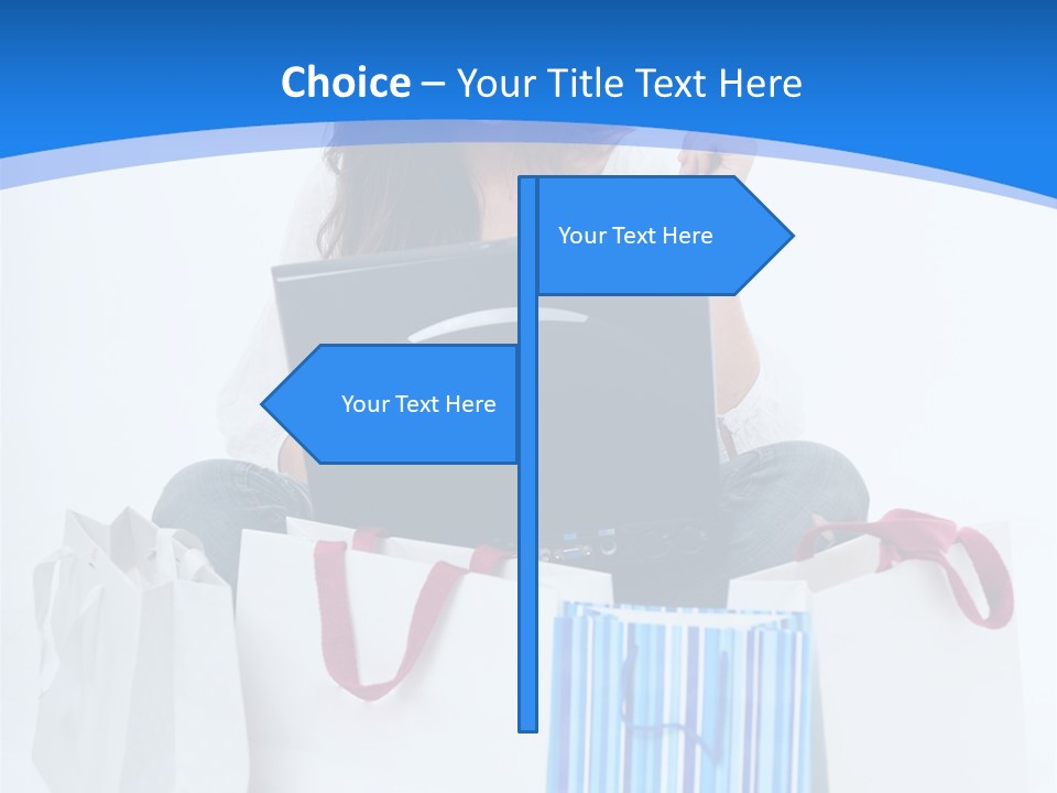 Banking Female Brunette PowerPoint Template