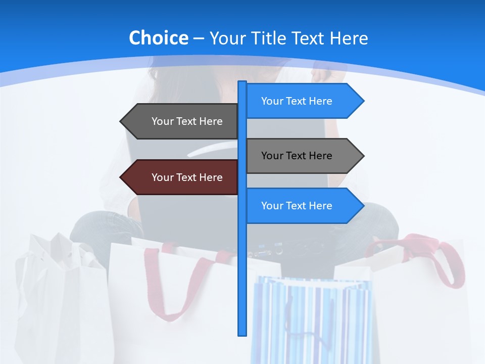 Banking Female Brunette PowerPoint Template