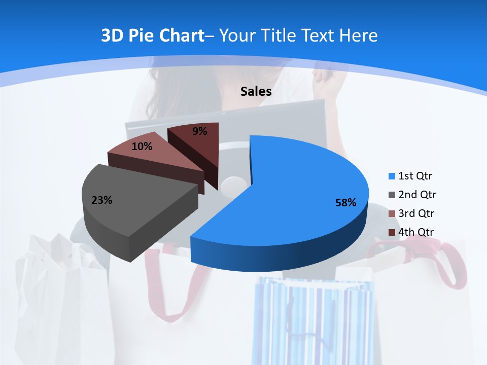 Banking Female Brunette PowerPoint Template