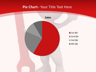 Happy Illustration Spanner PowerPoint Template