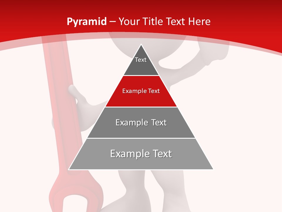 Happy Illustration Spanner PowerPoint Template