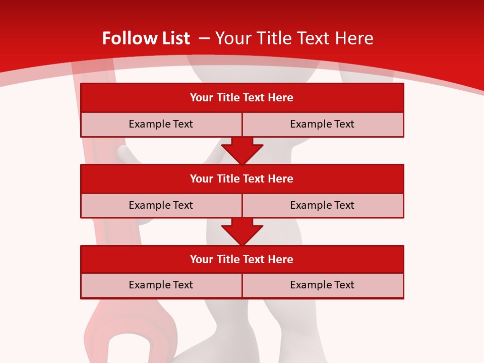 Happy Illustration Spanner PowerPoint Template