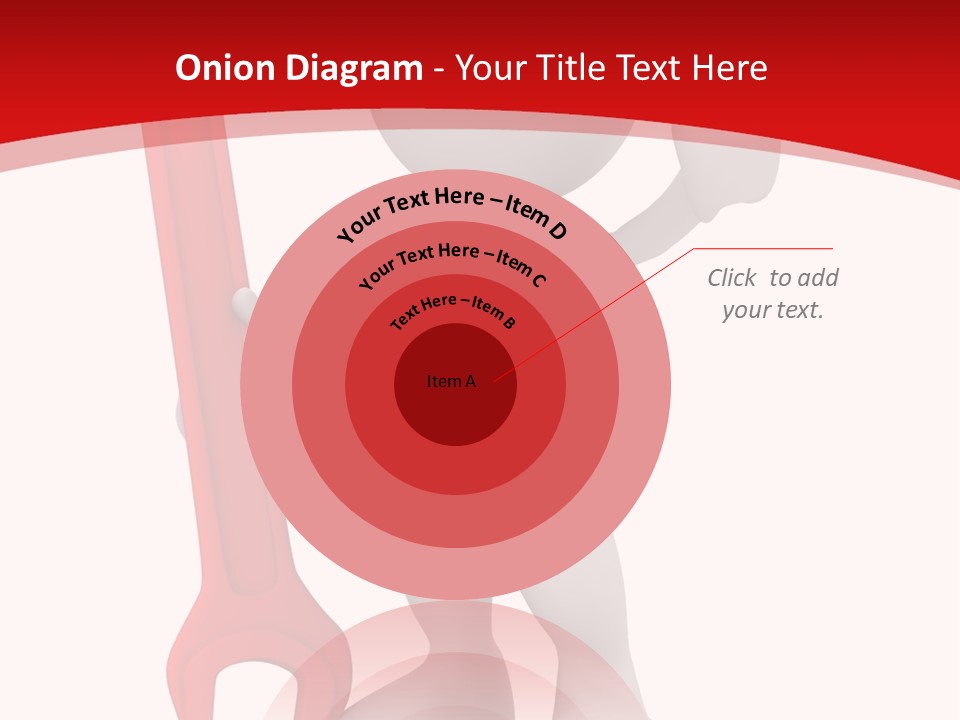 Happy Illustration Spanner PowerPoint Template