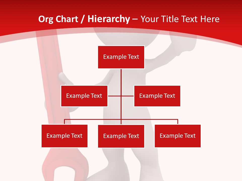 Happy Illustration Spanner PowerPoint Template