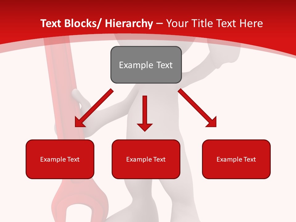 Happy Illustration Spanner PowerPoint Template