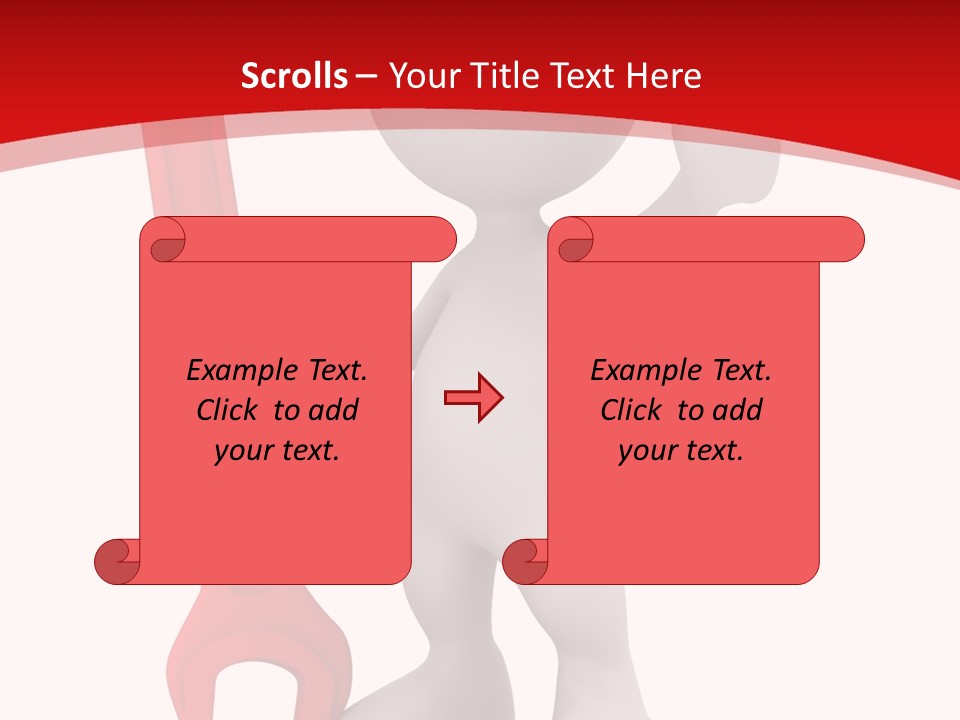 Happy Illustration Spanner PowerPoint Template