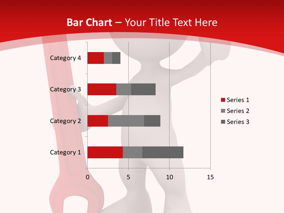 Happy Illustration Spanner PowerPoint Template