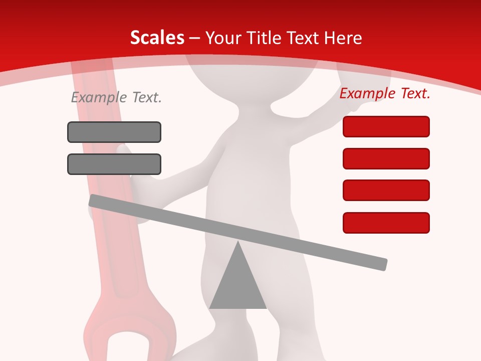 Happy Illustration Spanner PowerPoint Template