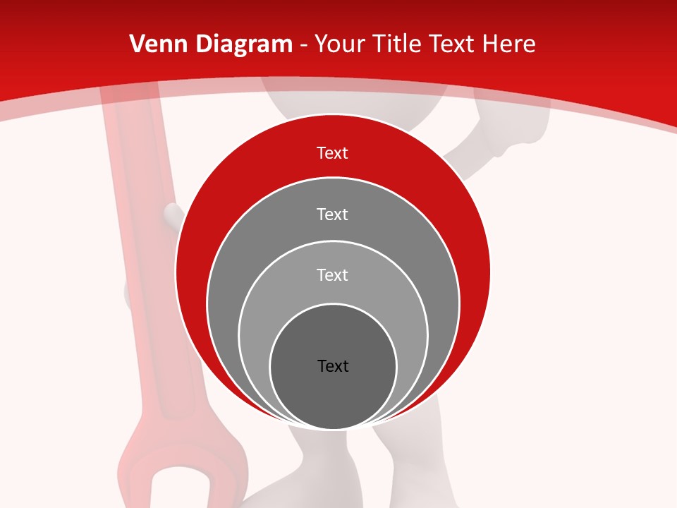 Happy Illustration Spanner PowerPoint Template