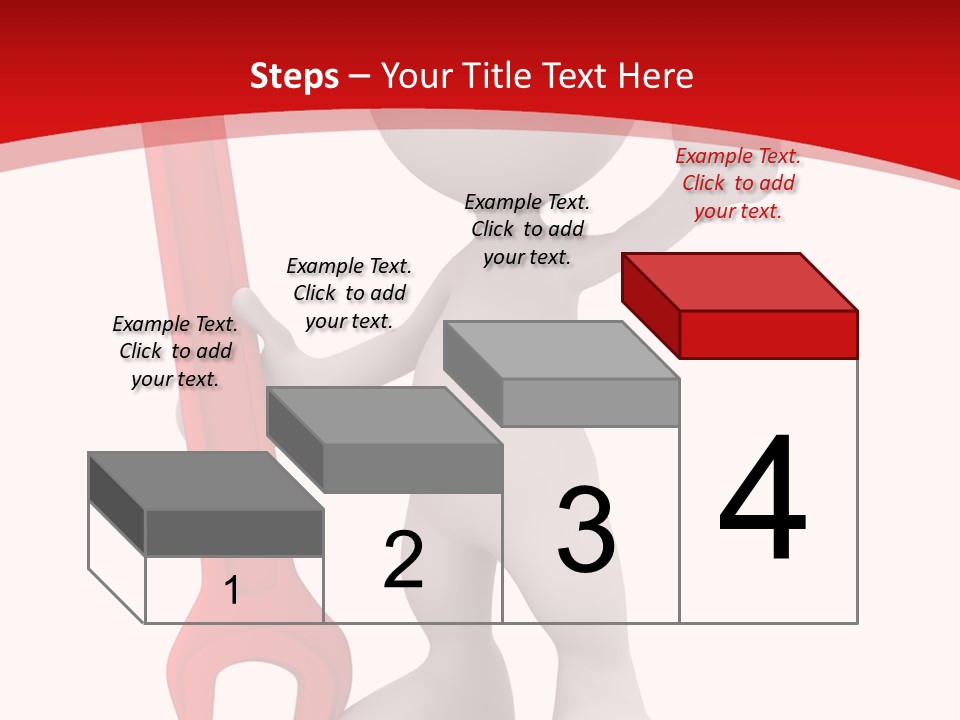 Happy Illustration Spanner PowerPoint Template