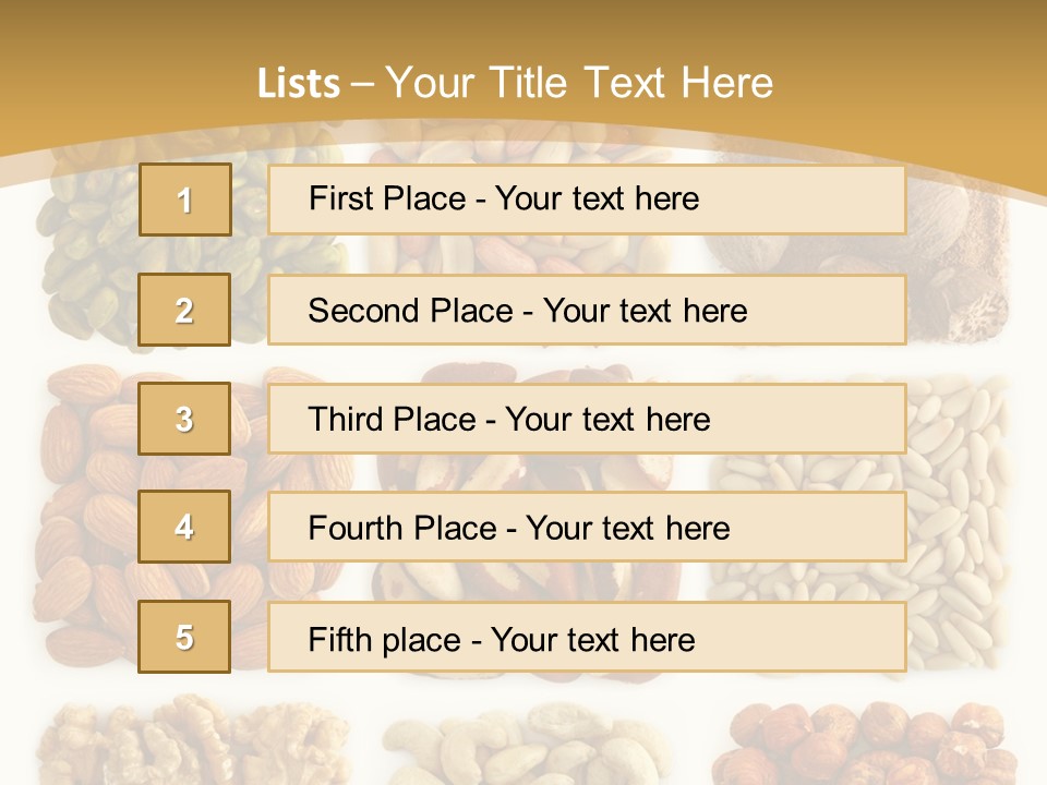 Pine Variation Heap PowerPoint Template